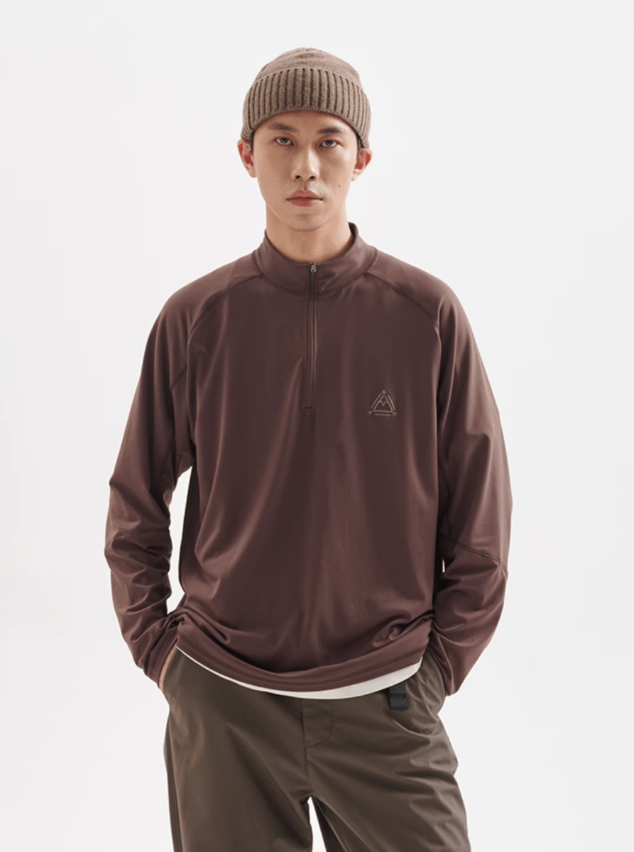 【機能性ウェア 吸湿速乾】half zip training pullover N5254 - ファッション通販 NNine(ナイン)