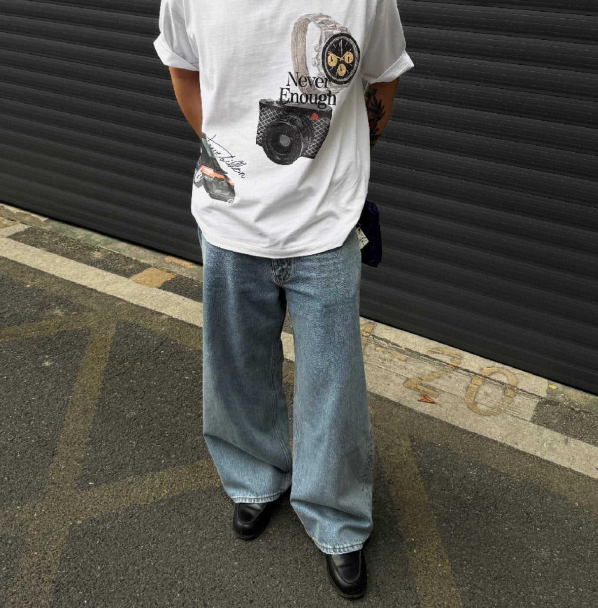 hand painted t - shirt N3642 - NNine