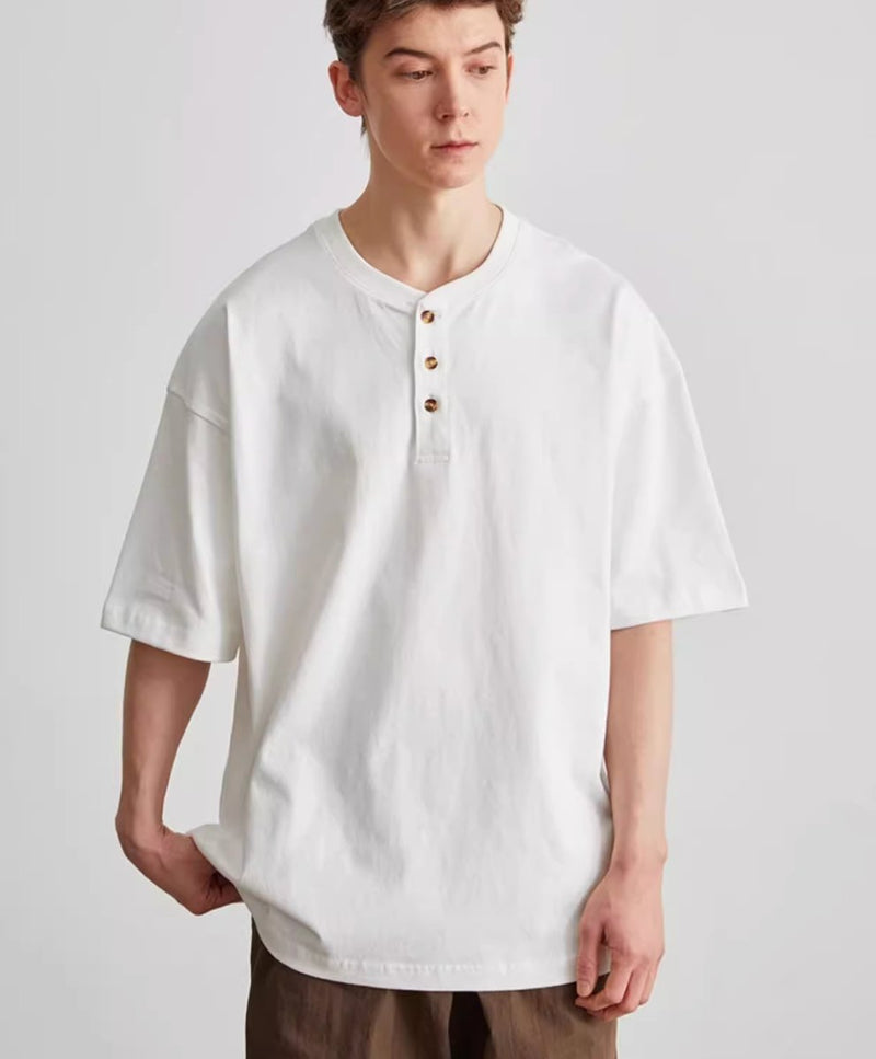Heavy linen cotton T - shirt N3234 - NNine