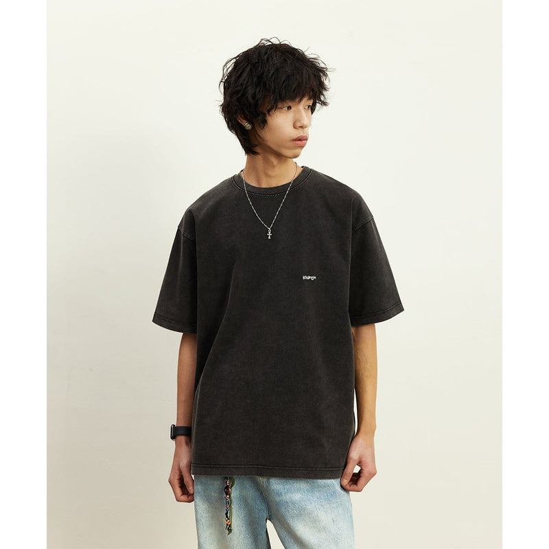 Heavy weight retro wash T N3918 - NNine