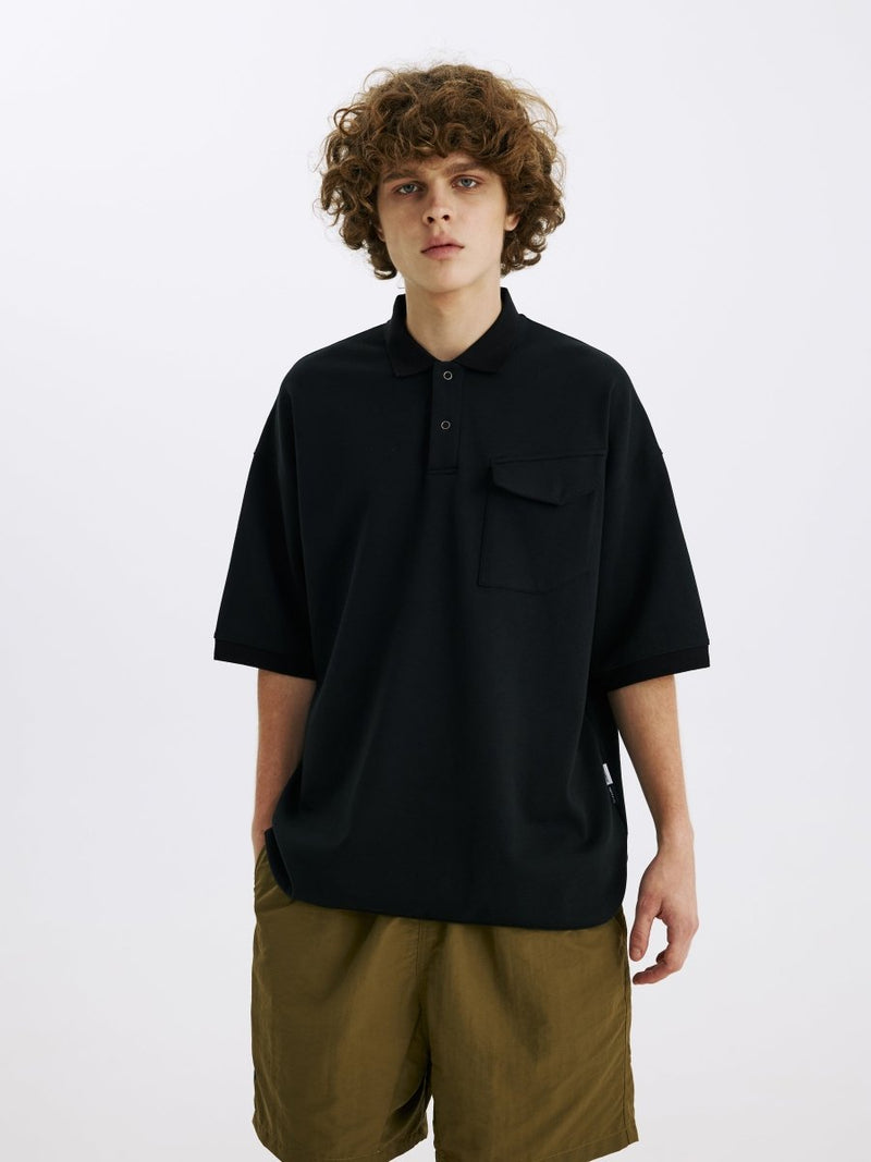 heavy weight short sleeve polo shirt / ヘビーウエイトポロシャツ N3784 - NNine