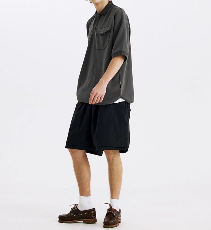 heavy weight short sleeve polo shirt / ヘビーウエイトポロシャツ N3784 - NNine