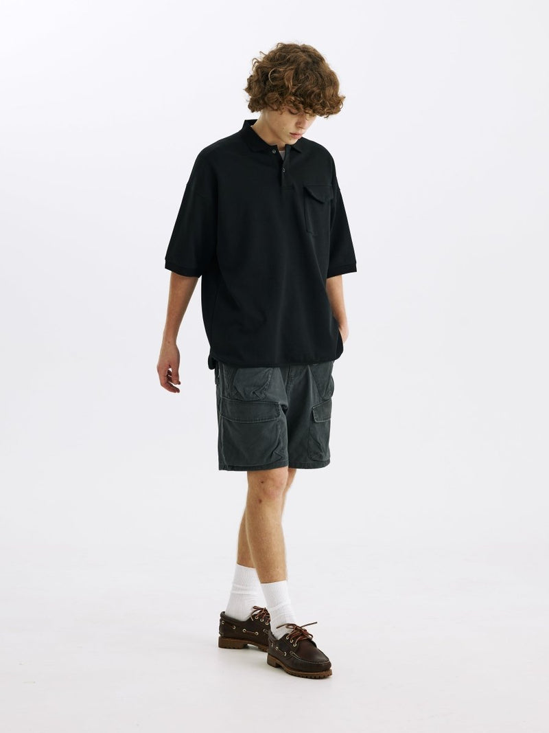 heavy weight short sleeve polo shirt / ヘビーウエイトポロシャツ N3784 - NNine