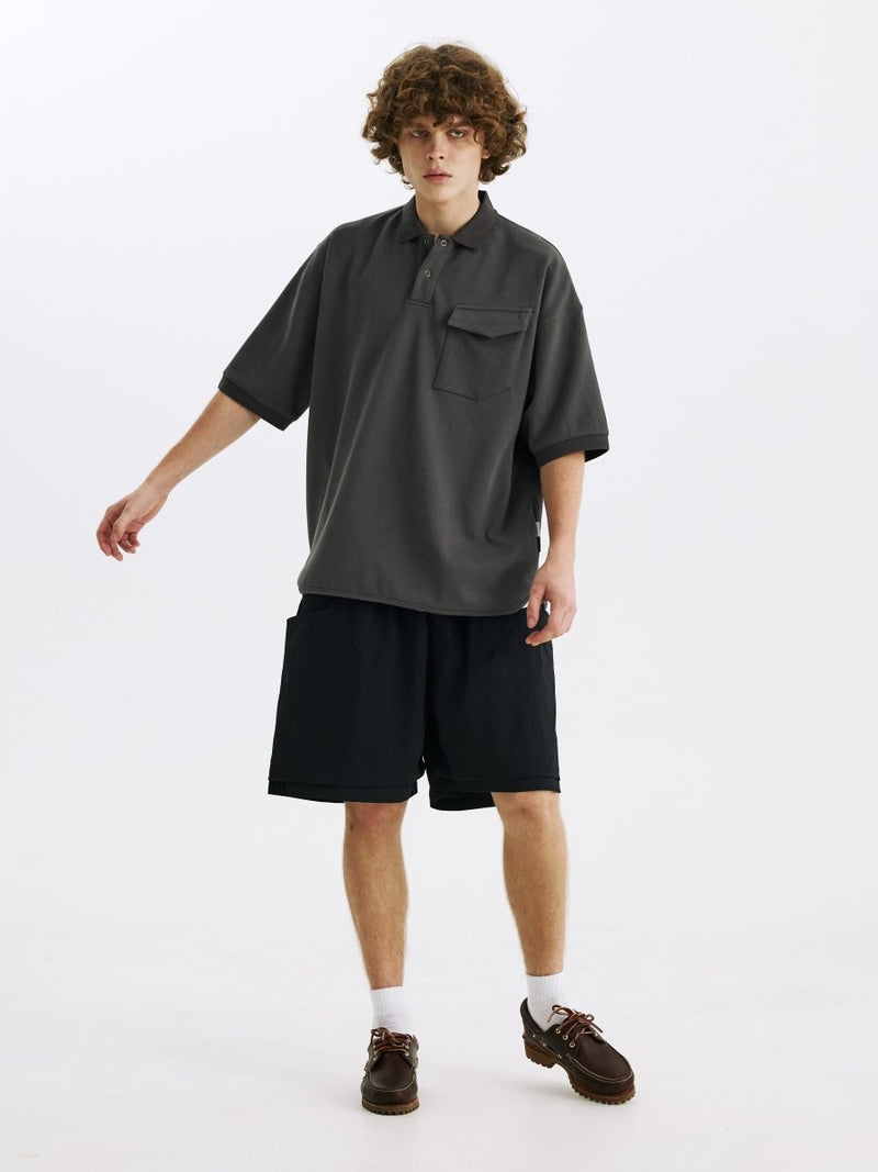 heavy weight short sleeve polo shirt / ヘビーウエイトポロシャツ N3784 - NNine