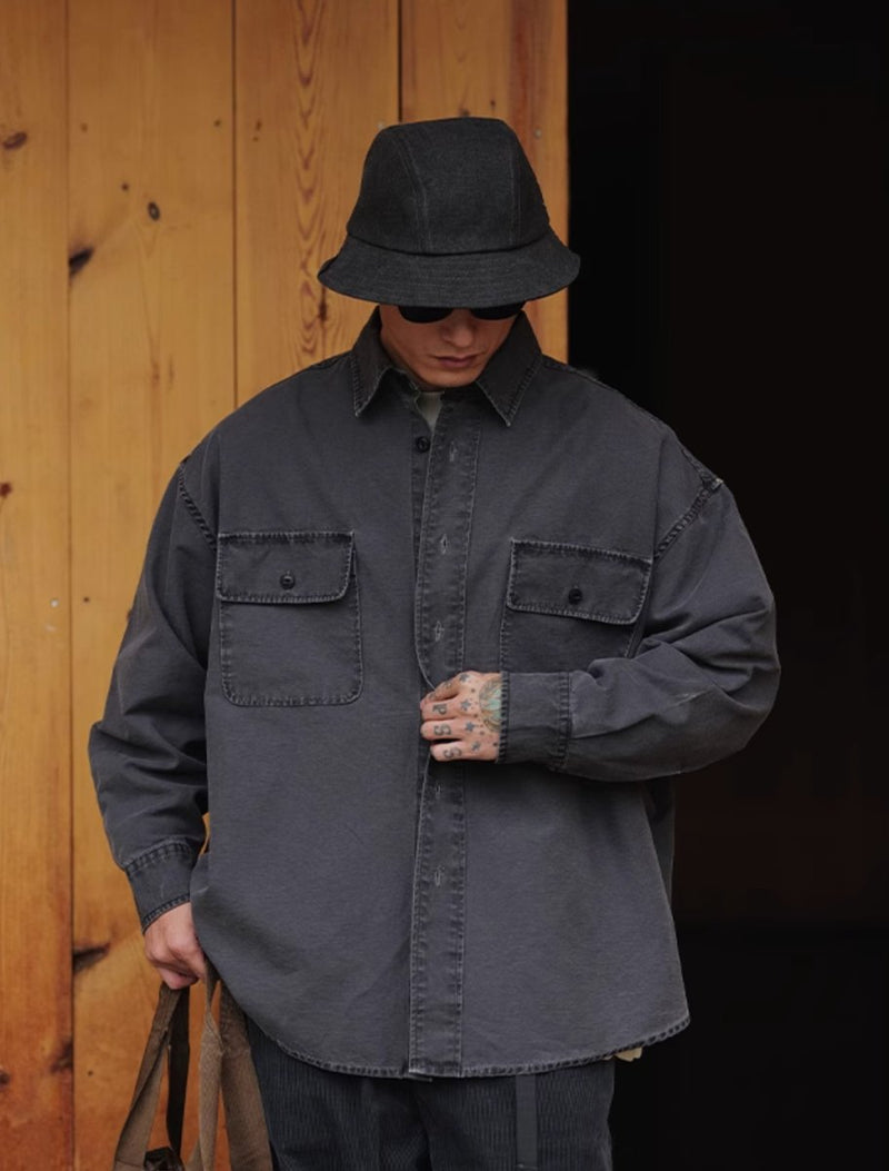 heavy weight work shirt N4460 - NNine