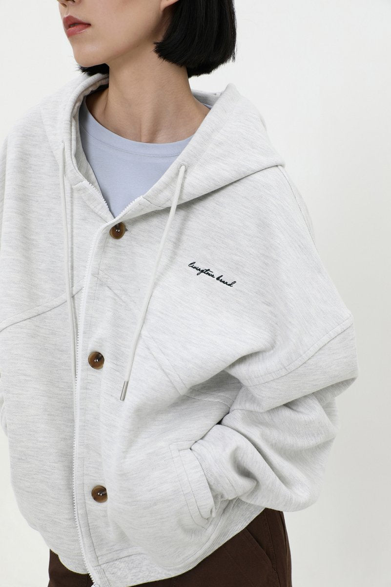 heavy weight zip hoodie N4651 - NNine