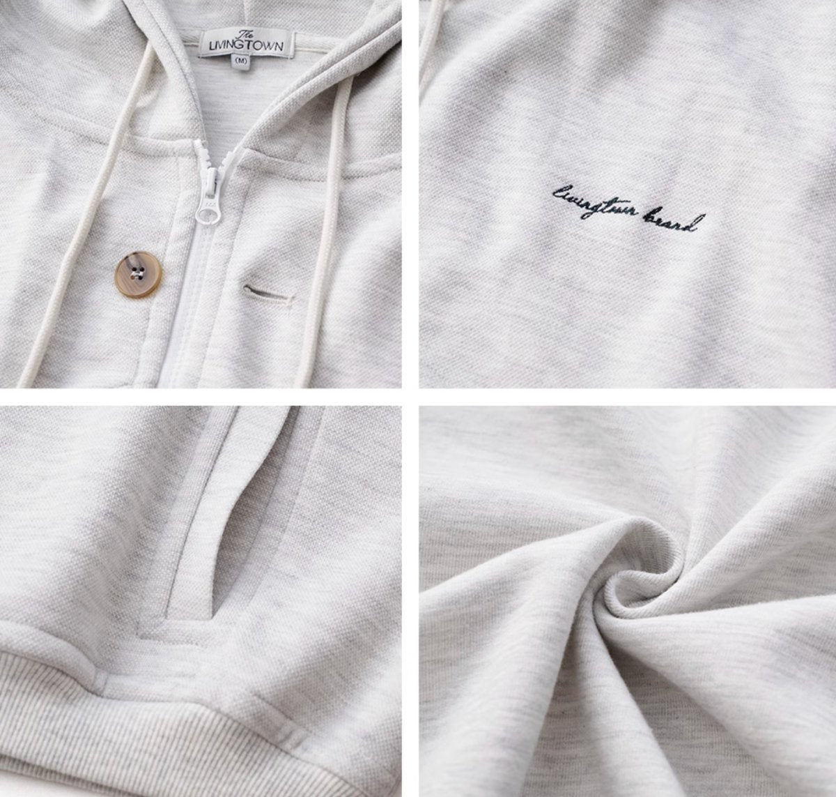 heavy weight zip hoodie N4651 - NNine