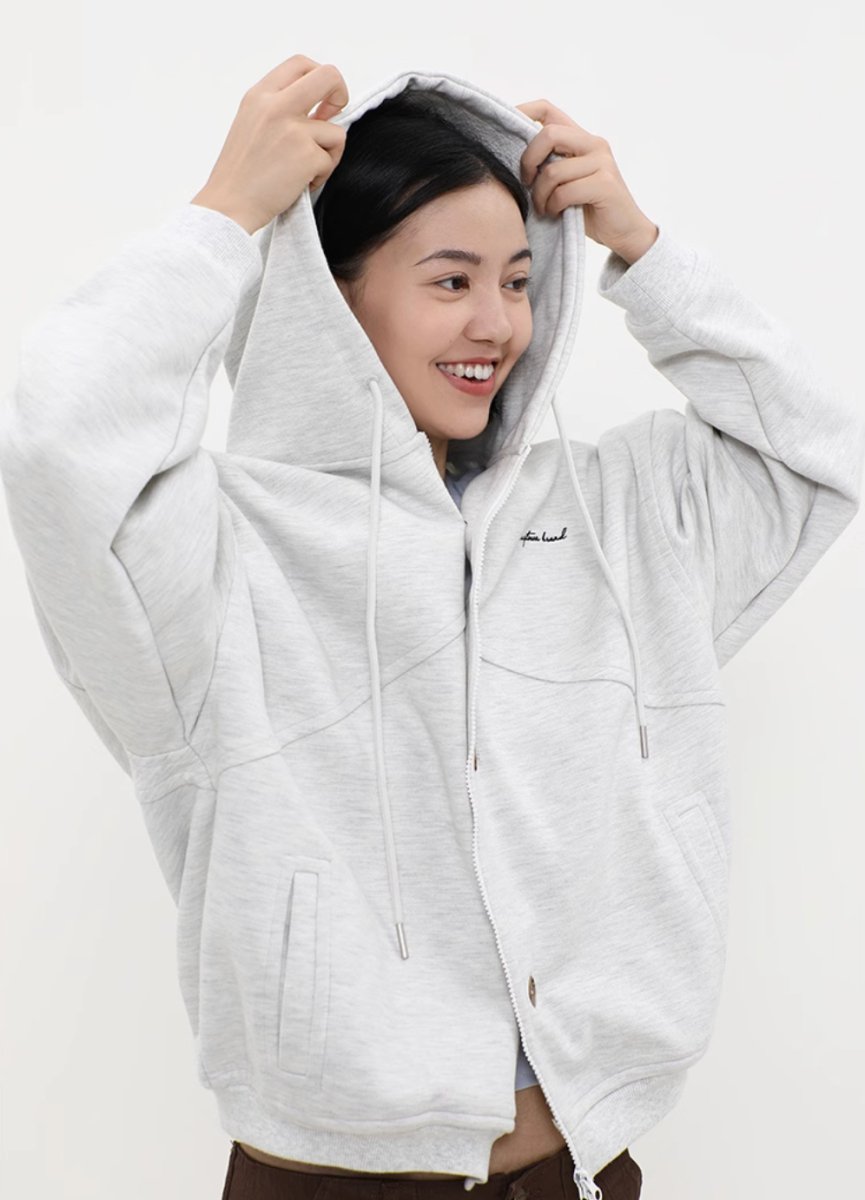 heavy weight zip hoodie N4651 - NNine