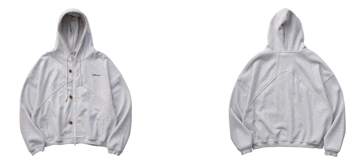 heavy weight zip hoodie N4651 - NNine