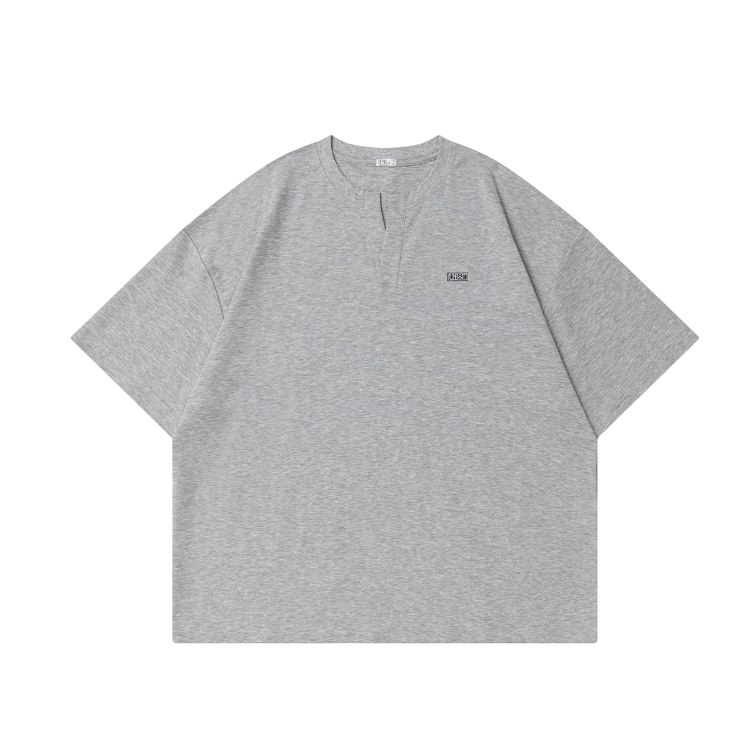 Henley Neck T-shirt Skipper / ヘンリーネック Tシャツ 半袖 スキッパー 夏 N5379 - ファッション通販 NNine(ナイン)