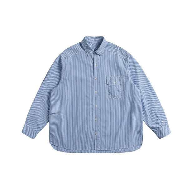 High-quality cotton striped shirt　N3383 - NNine