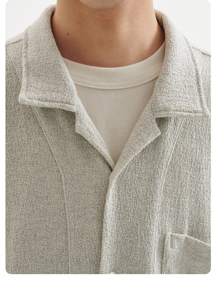 jacquard open collar shirt N3500 - NNine
