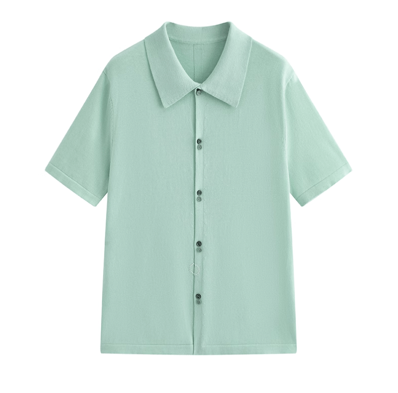 フルオープン・ニットポロ / knit cardigan shirt N5600 - ファッション通販NNine（ナイン）