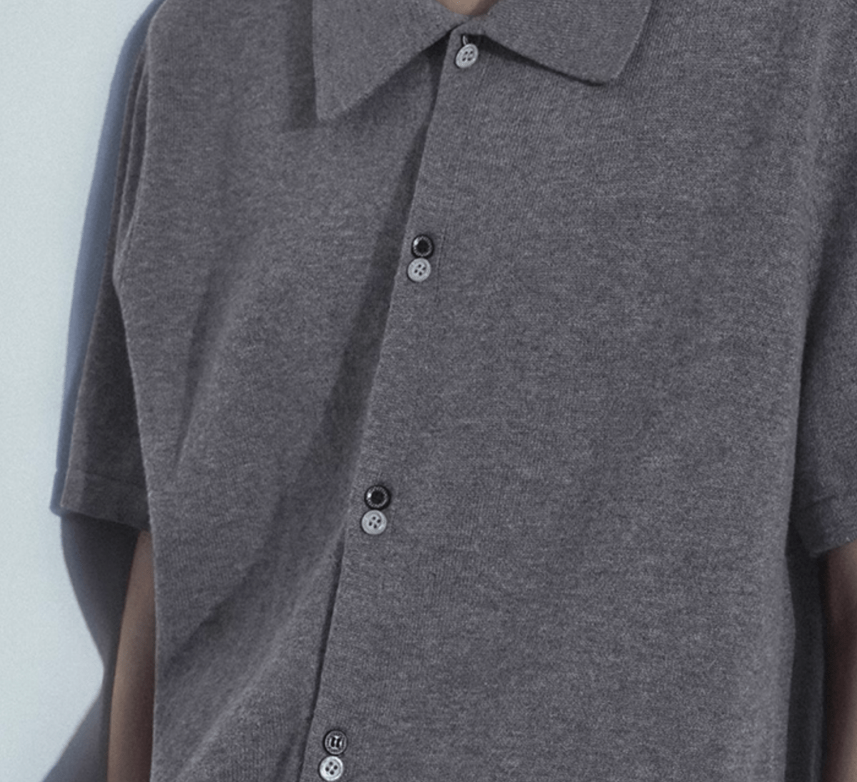 フルオープン・ニットポロ / knit cardigan shirt N5600 - ファッション通販NNine（ナイン）