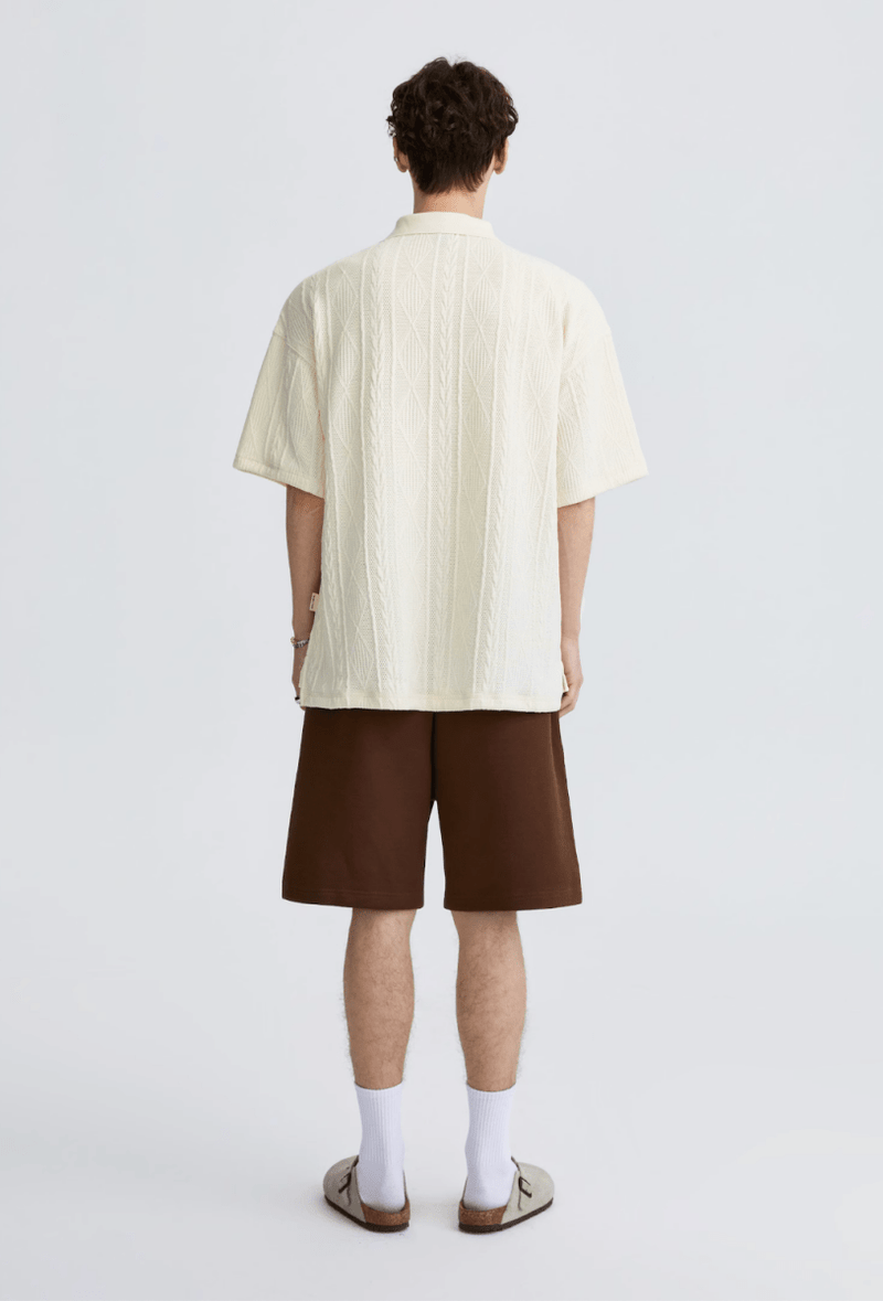Knit Polo Shirt Summer / ニット ポロシャツ 半袖 サマーニット きれいめ N5306 - ファッション通販 NNine(ナイン)