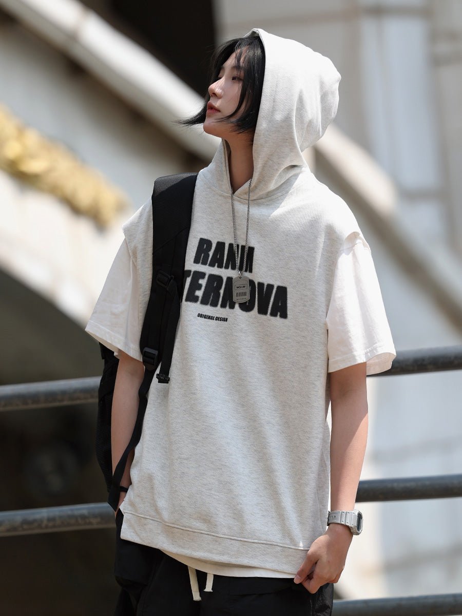 layered hoodie tops N3518 - NNine