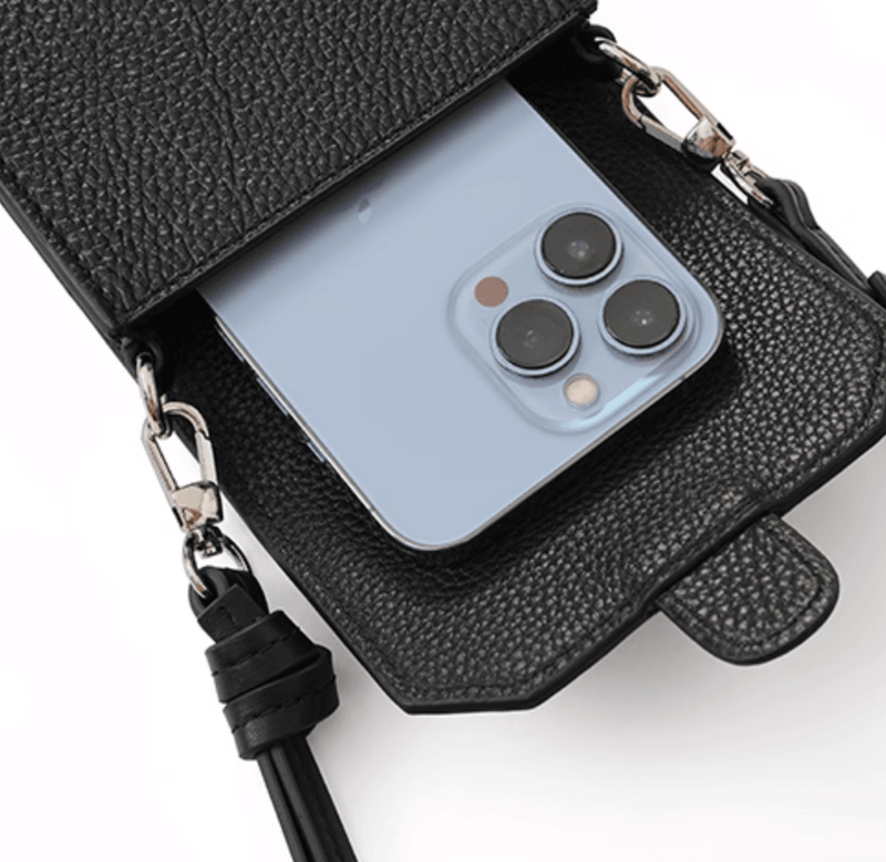 牛革 ミニマル レザーサコッシュ スマホショルダー / Leather sacoche N5573 - ファッション通販NNine（ナイン）