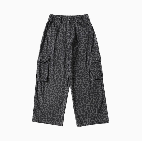 leopard wide pants レオパード柄カーゴデニム N4506 - NNine