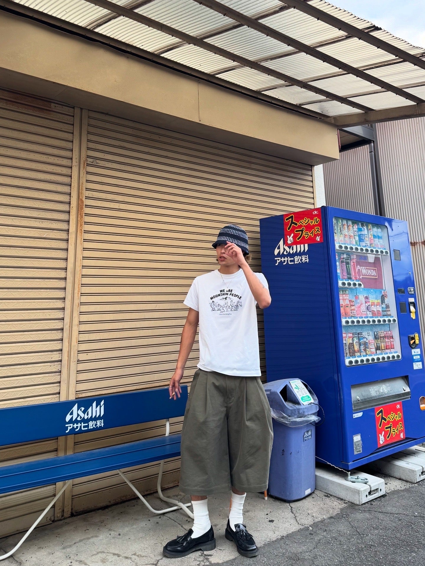 七分丈タック入りパンツ MII-2
