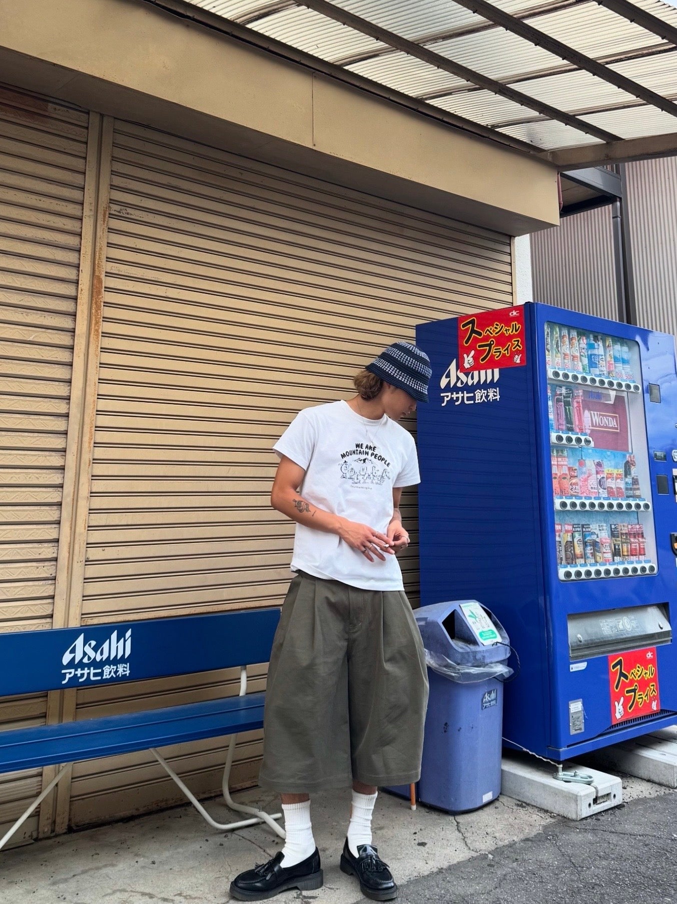 七分丈タック入りパンツ MII-2