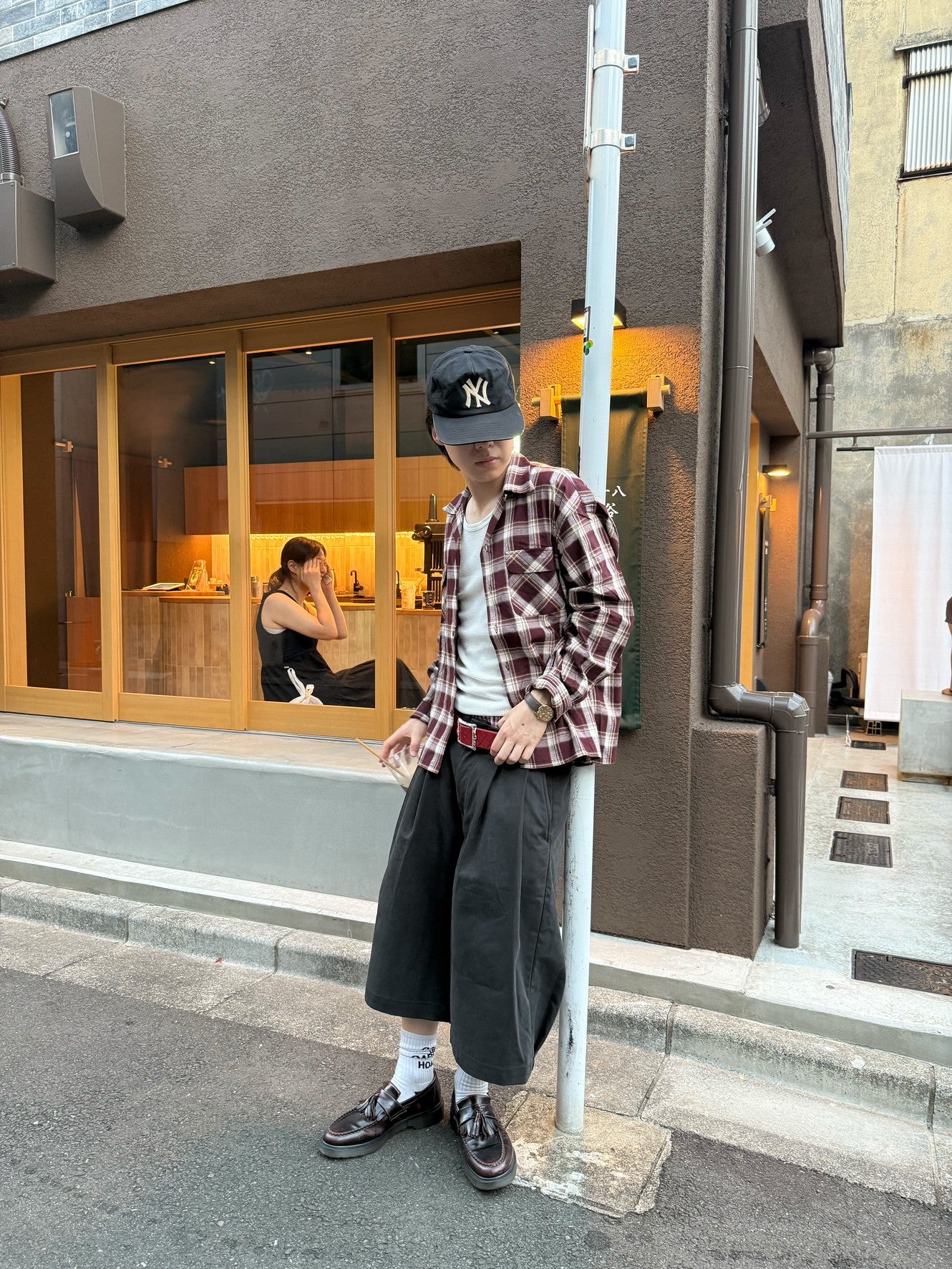 七分丈スラックスパンツ KZ004