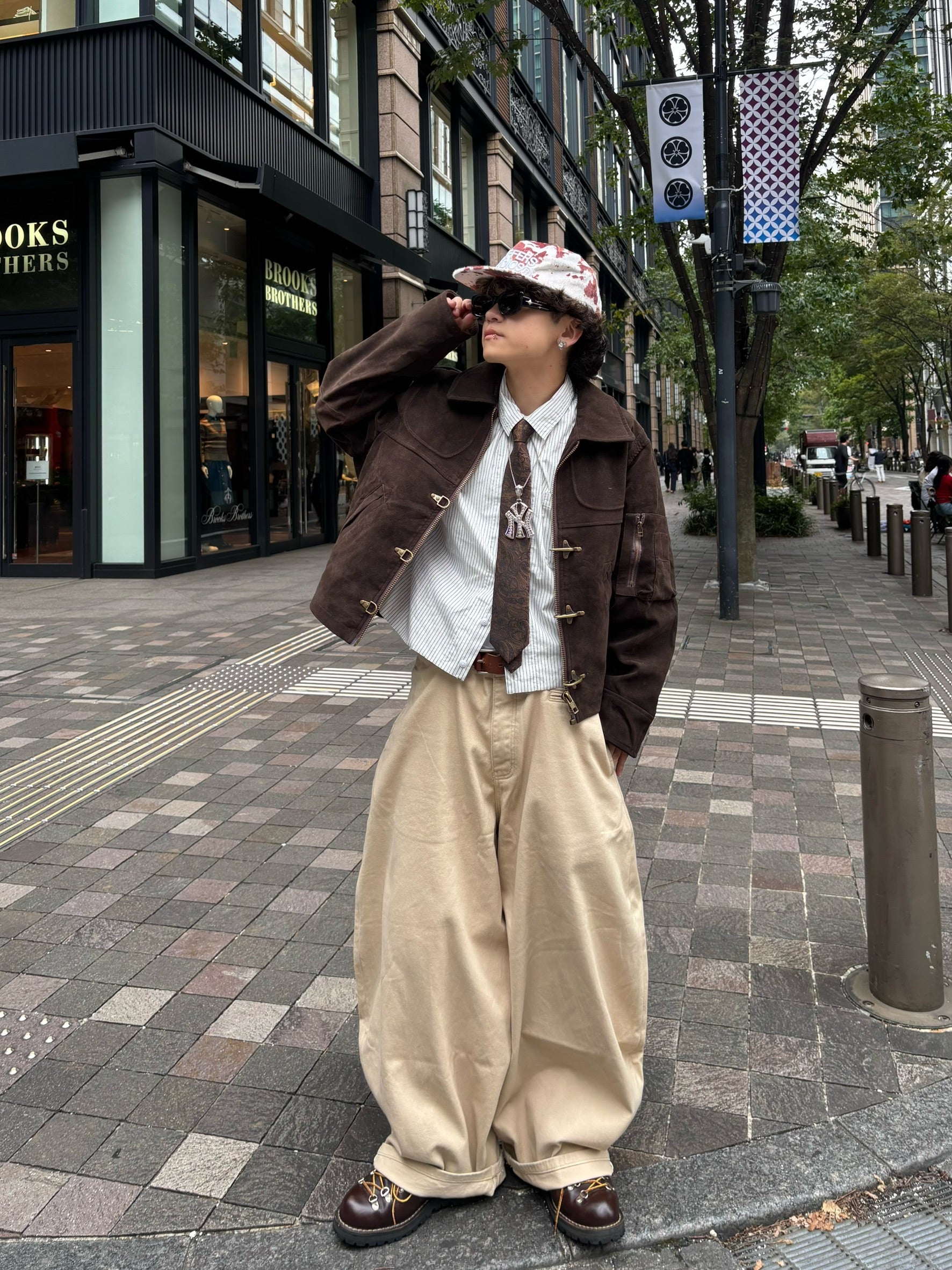 ファイヤーマンジャケット y2k ストリート アーカイブ 短丈 25AW絶対