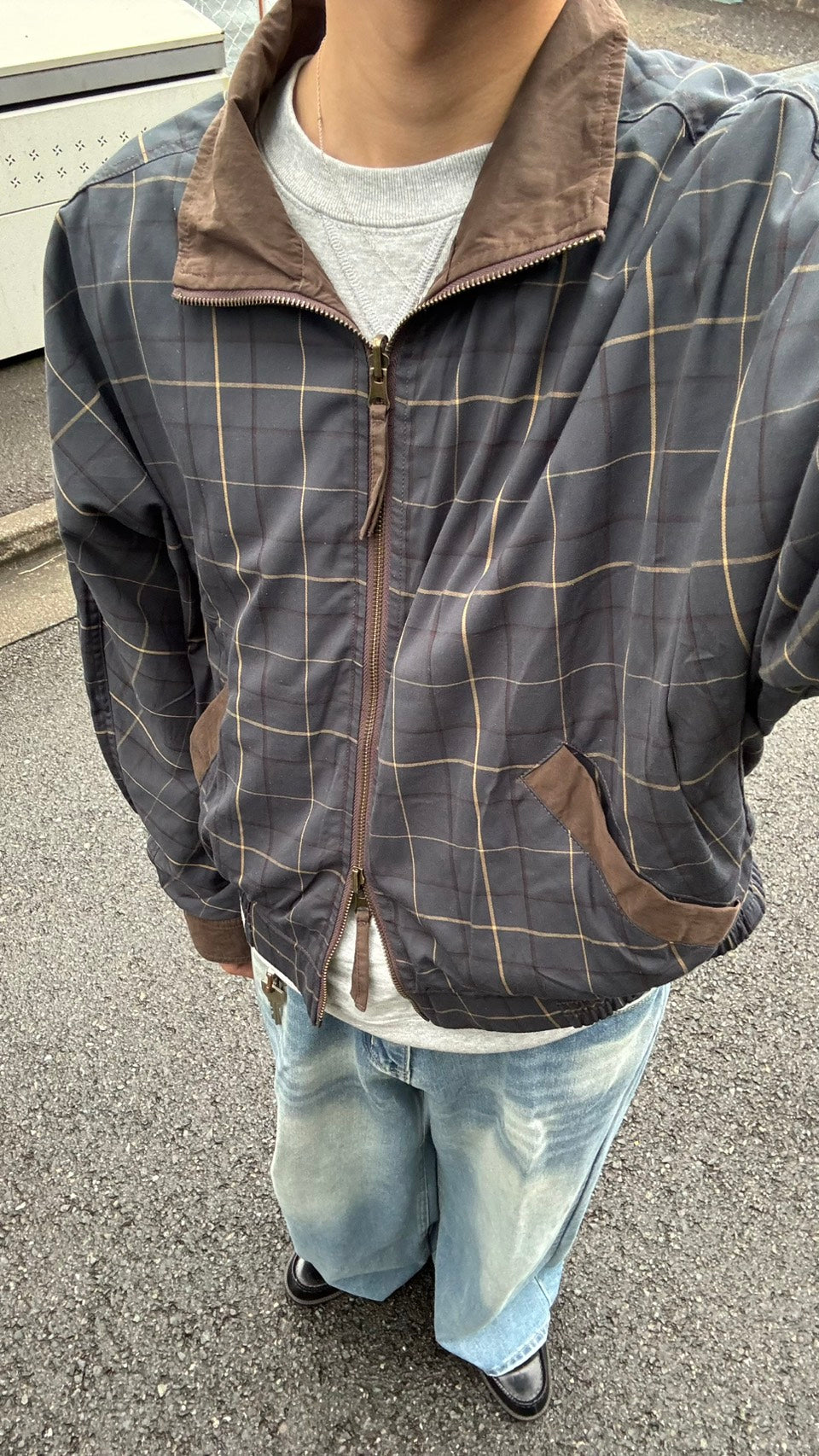 リバーシブルスタンドカラーブルゾン SK003
