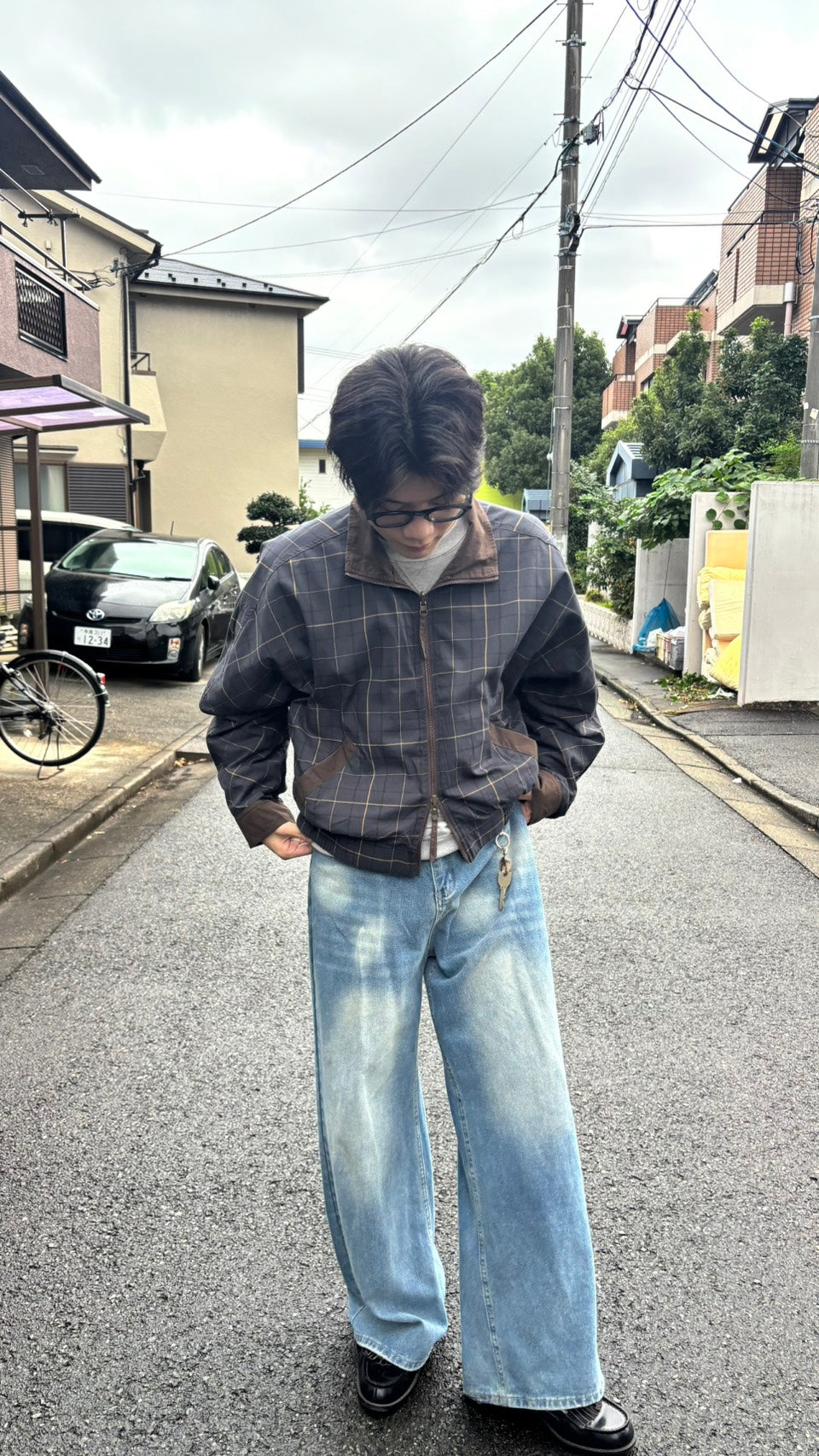 リバーシブルスタンドカラーブルゾン SK003