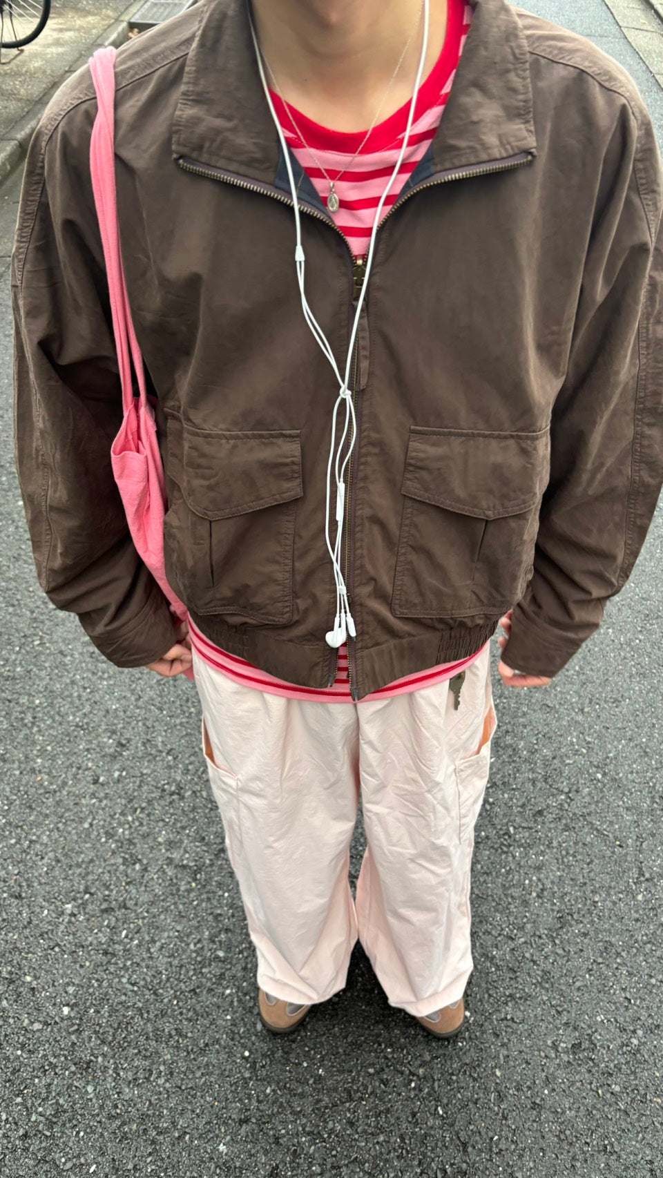 リバーシブルスタンドカラーブルゾン SK003