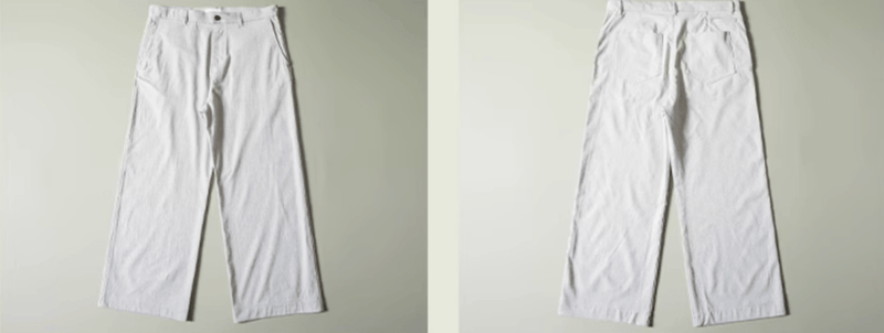 Linen Blend Work Pants w/ Sorona® / リネン混 ワークパンツ ソロナ® ワイド N5248 - ファッション通販 NNine(ナイン)