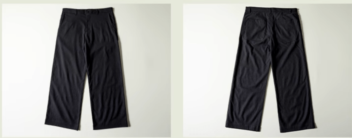 Linen Blend Work Pants w/ Sorona® / リネン混 ワークパンツ ソロナ® ワイド N5248 - ファッション通販 NNine(ナイン)