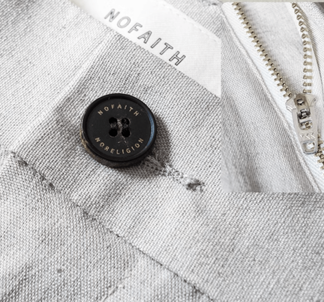 Linen Blend Work Pants w/ Sorona® / リネン混 ワークパンツ ソロナ® ワイド N5248 - ファッション通販 NNine(ナイン)