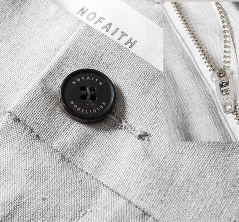 Linen Blend Work Pants w/ Sorona® / リネン混 ワークパンツ ソロナ® ワイド N5248 - ファッション通販 NNine(ナイン)