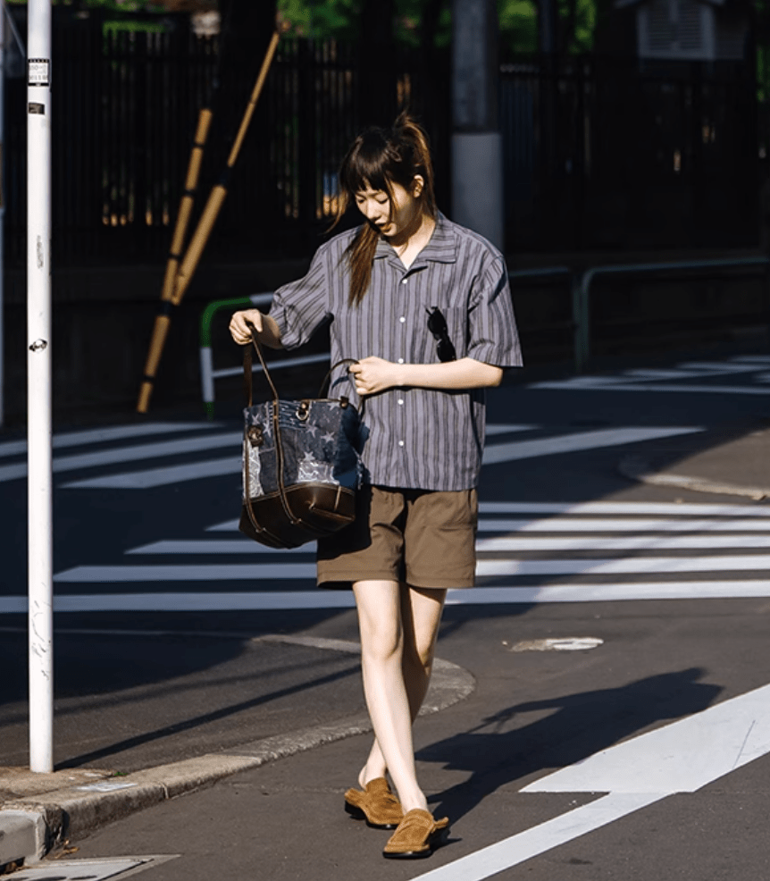 リネンブレンド ストライプシャツ / Linen cotton striped shirt N5402 - メンズファッション通販 NNine(ナイン)