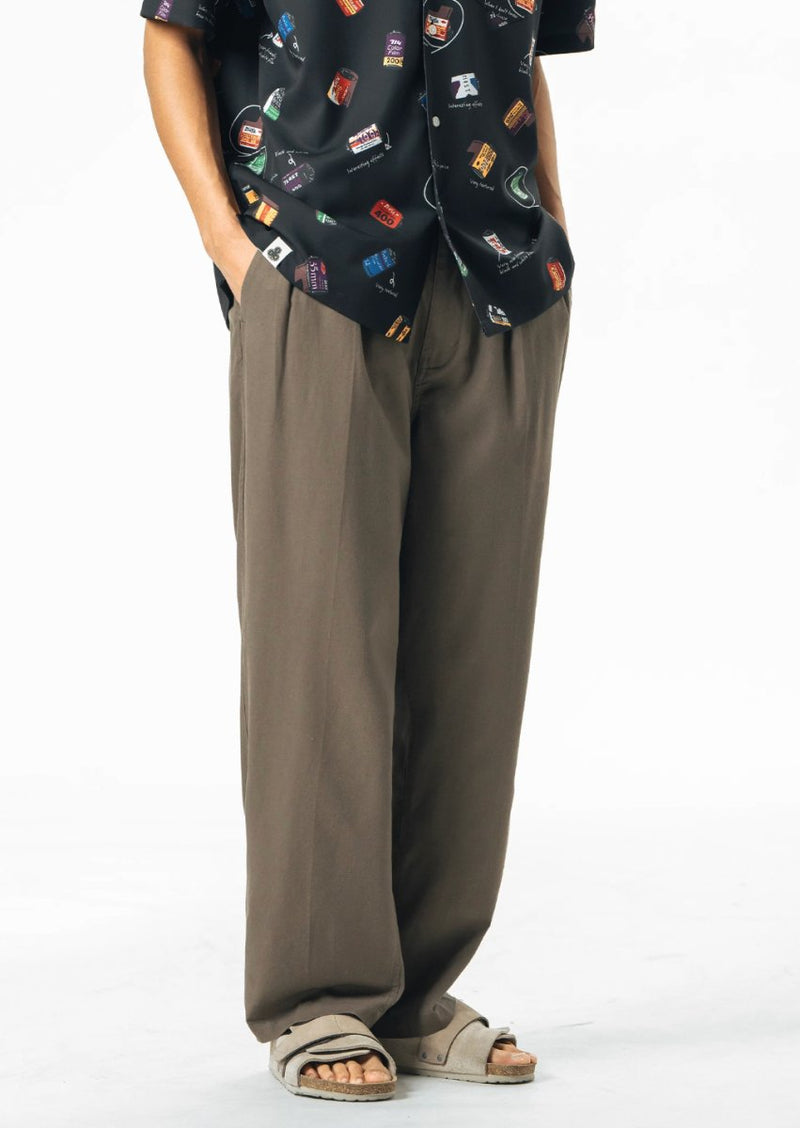 linen straight slacks pants N3376 - NNine