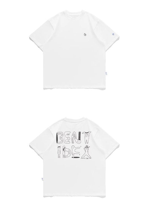 Logo back print T - shirt / バックプリントT N3829 - NNine