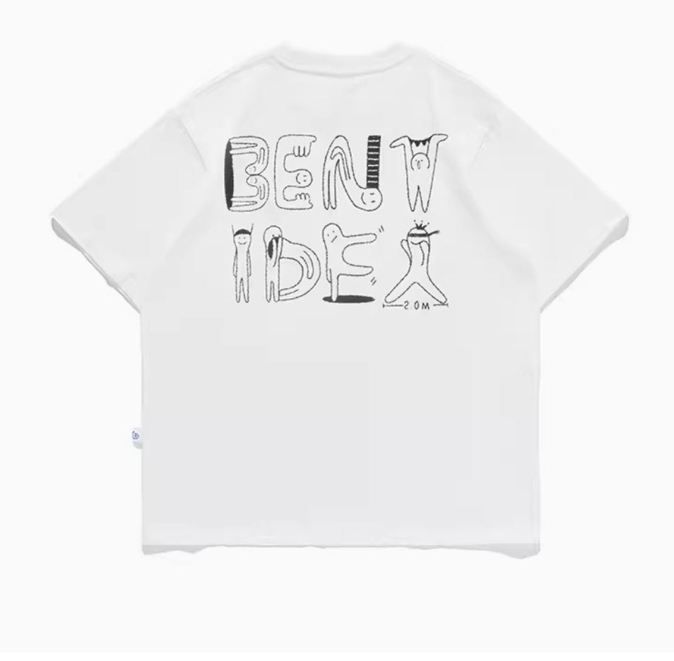 Logo back print T - shirt / バックプリントT N3829 - NNine