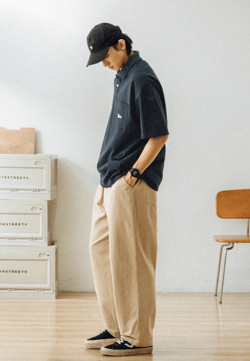 logo pocket polo shirt N5239 - ファッション通販 NNine(ナイン)