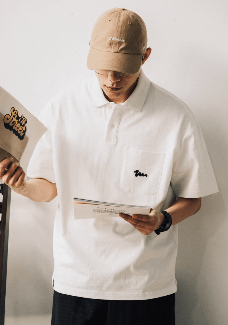 logo pocket polo shirt N5239 - ファッション通販 NNine(ナイン)