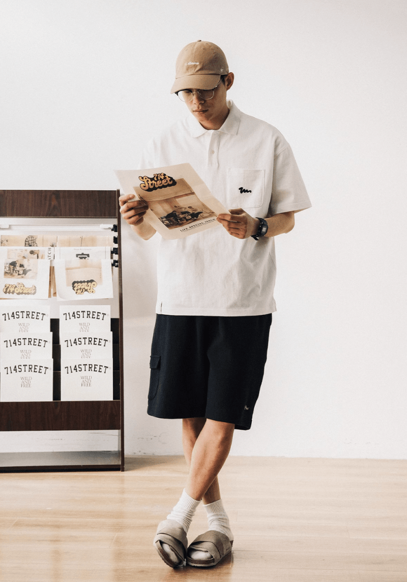 logo pocket polo shirt N5239 - ファッション通販 NNine(ナイン)