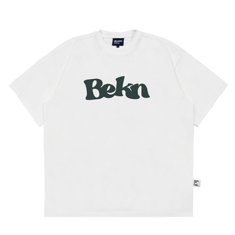 logo print T-shirt N3403 - NNine