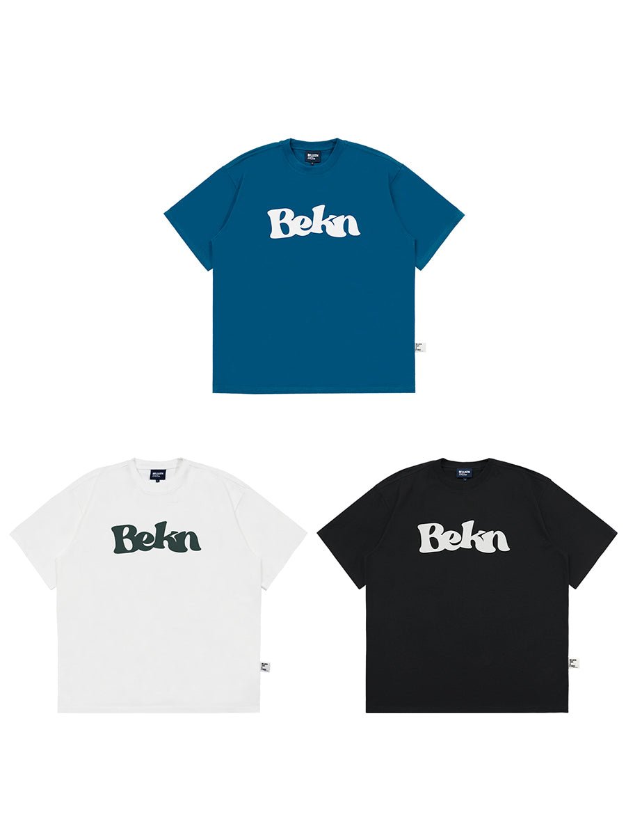 logo print T-shirt N3403 - NNine
