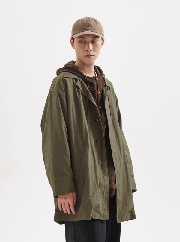 mid length mod coat   N4152