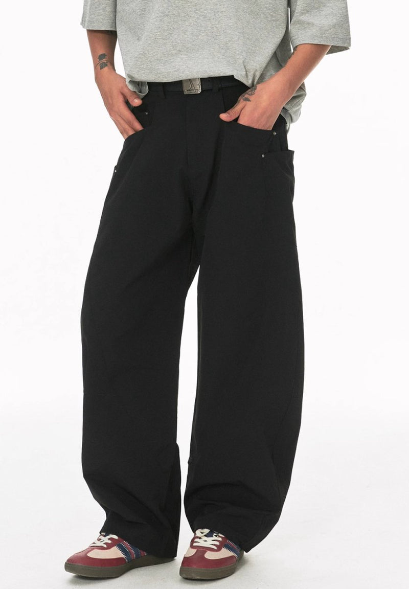 mid rise wide pants N4041 - NNine