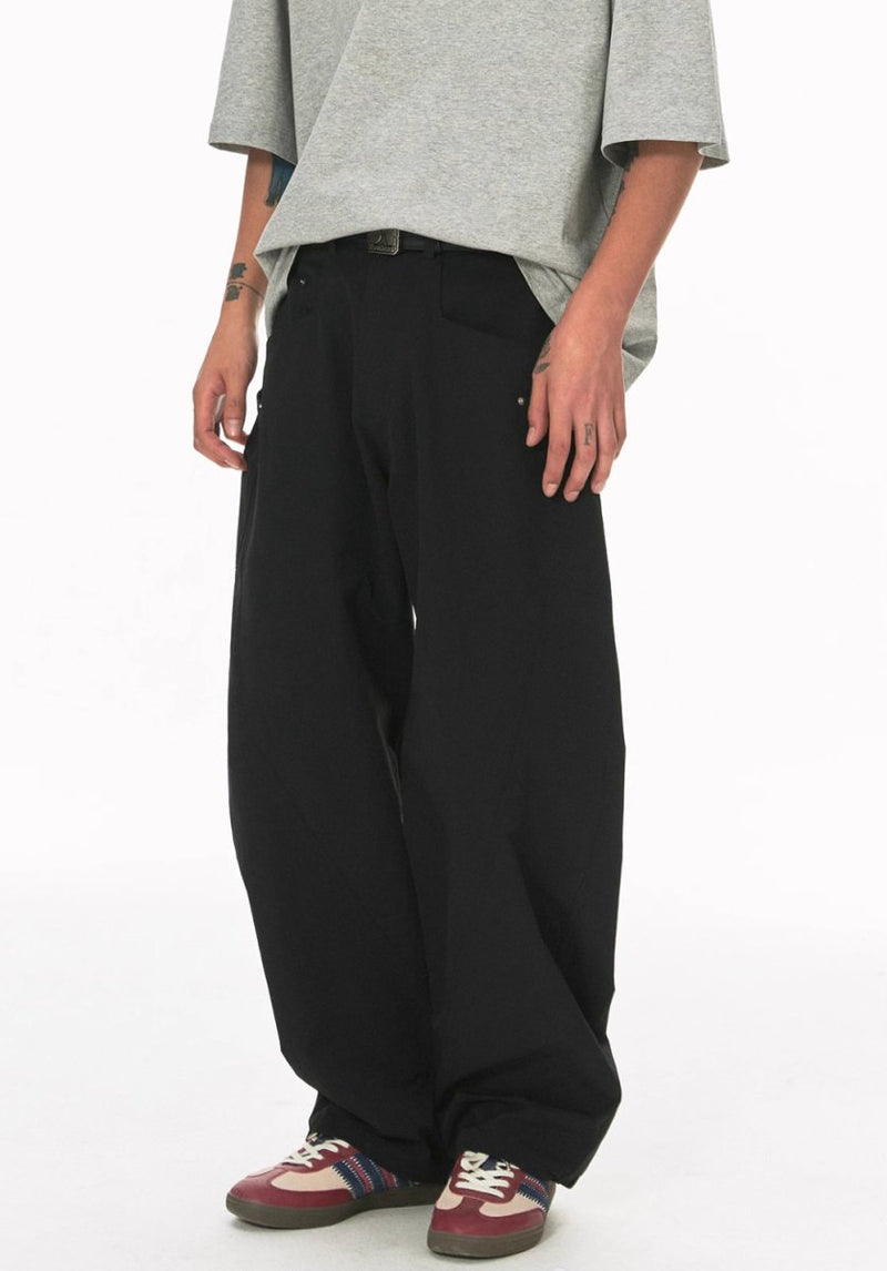 mid rise wide pants N4041 - NNine