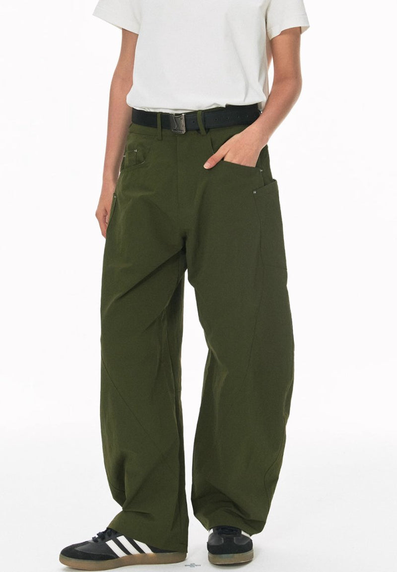 mid rise wide pants N4041 - NNine