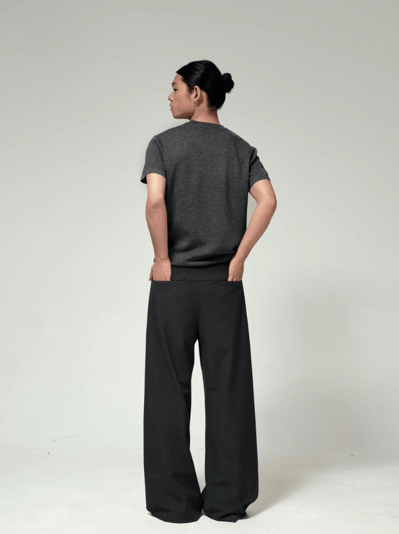 ツータック・ワイドカーブパンツ N5623 - ファッション通販NNine（ナイン）