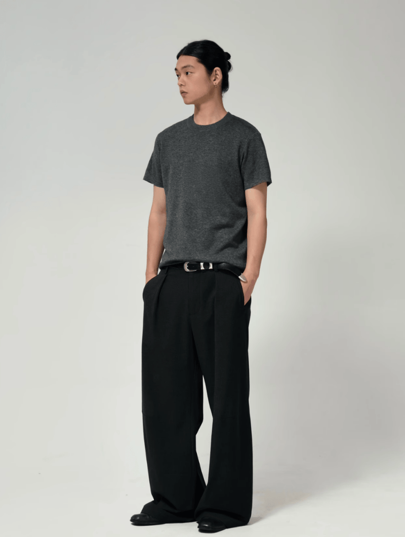 ツータック・ワイドカーブパンツ N5623 - ファッション通販NNine（ナイン）