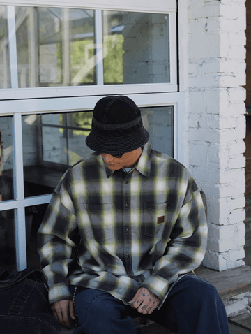 オンブレチェック・ヘビーフランネルシャツ N5642