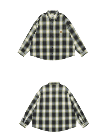 オンブレチェック・ヘビーフランネルシャツ N5642